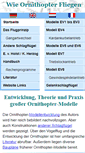 Mobile Screenshot of ornithopter.de